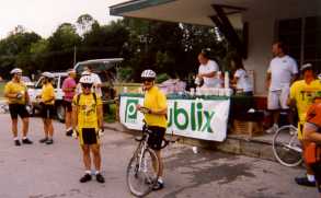 Publix manned and supplied High Springs rest stop.