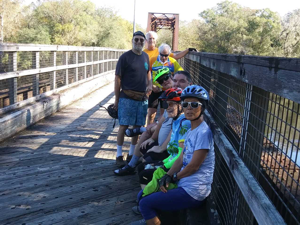 EZ Riders on Suwannee River trestle