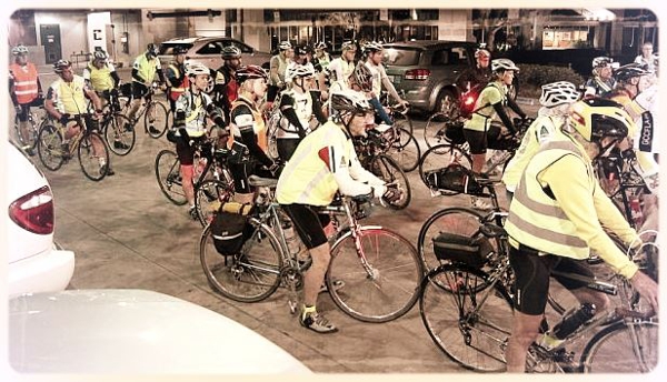 Randonneurs brevet start